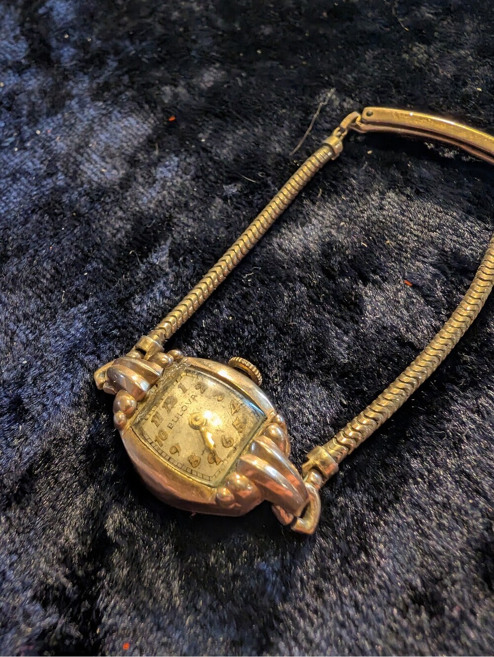 Vintage Bulova Women's Wristwatch Gold Filled